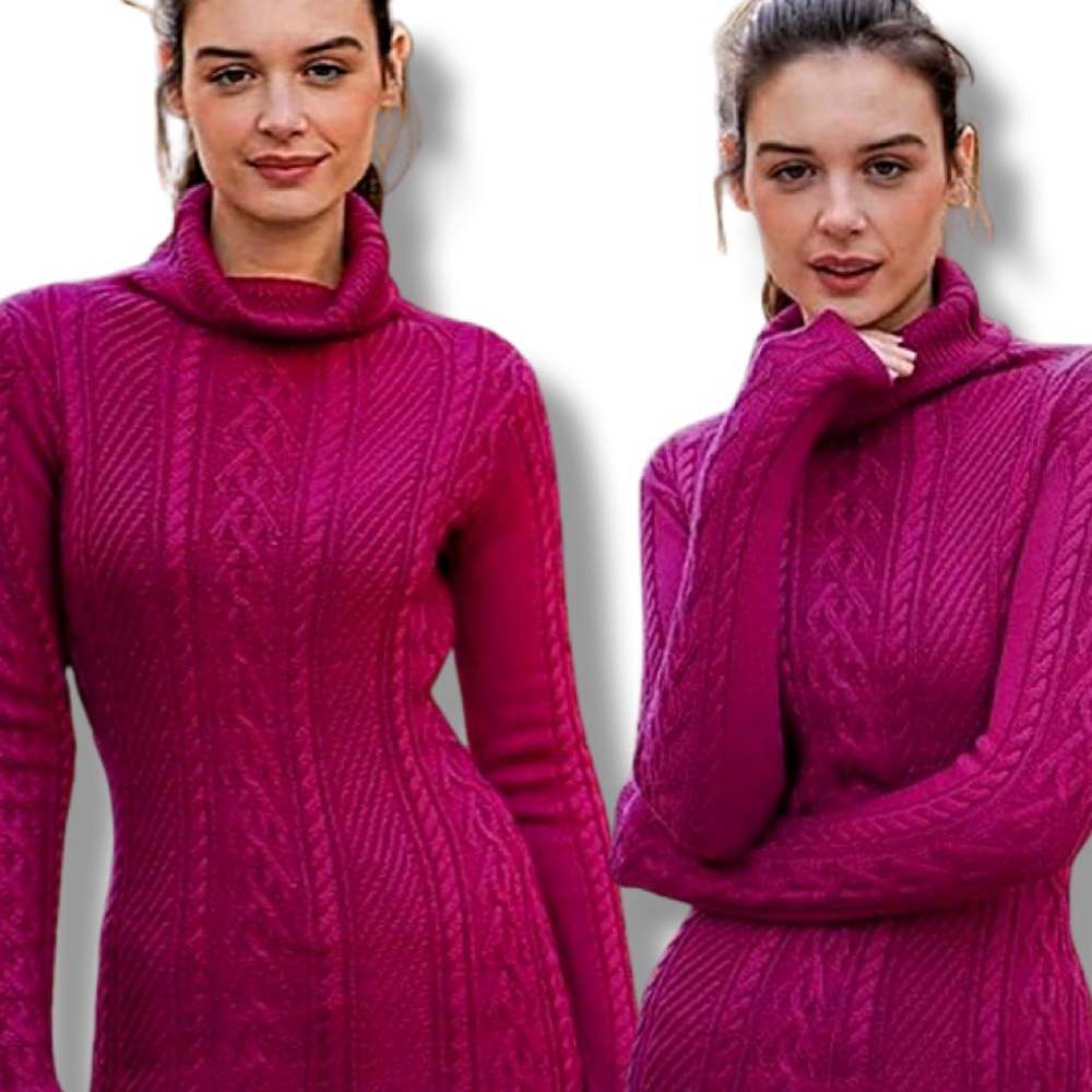 Plum Sweater Dress